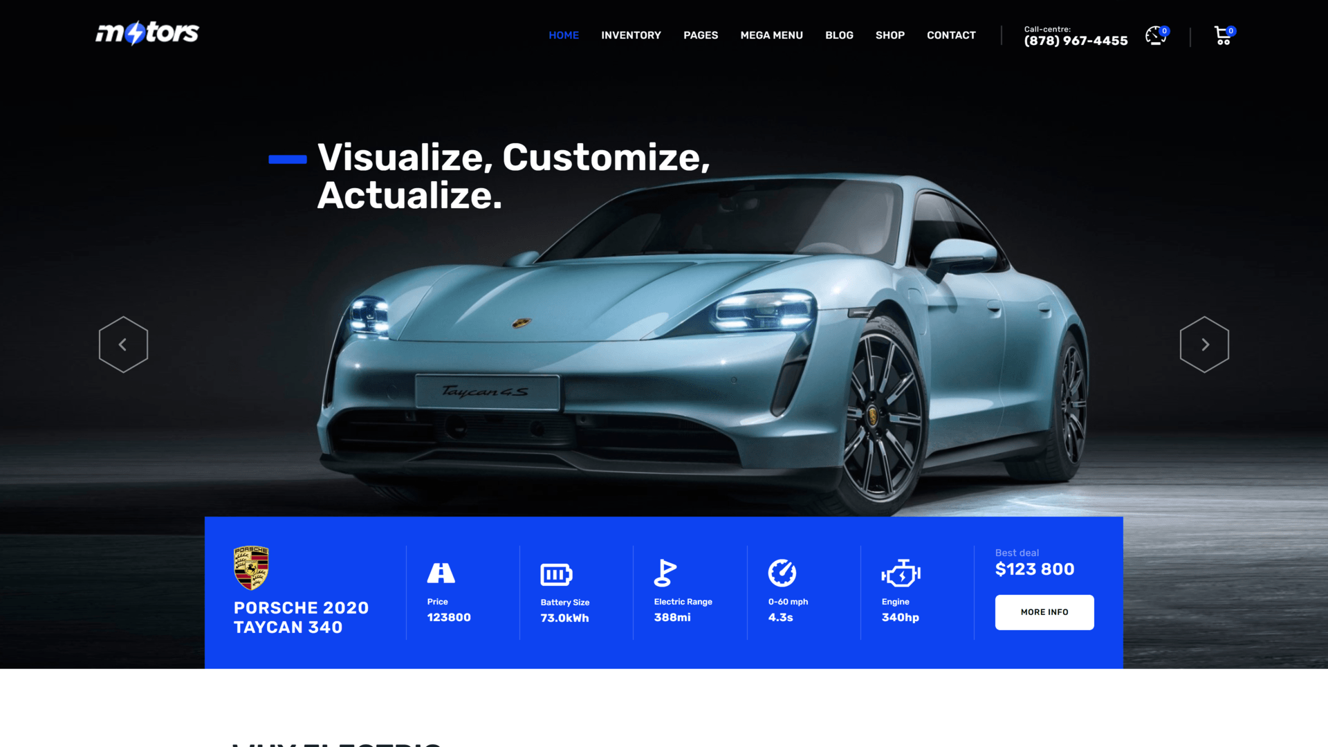 Bespoke Web Design Wordpress 3 Website Template Car Seller